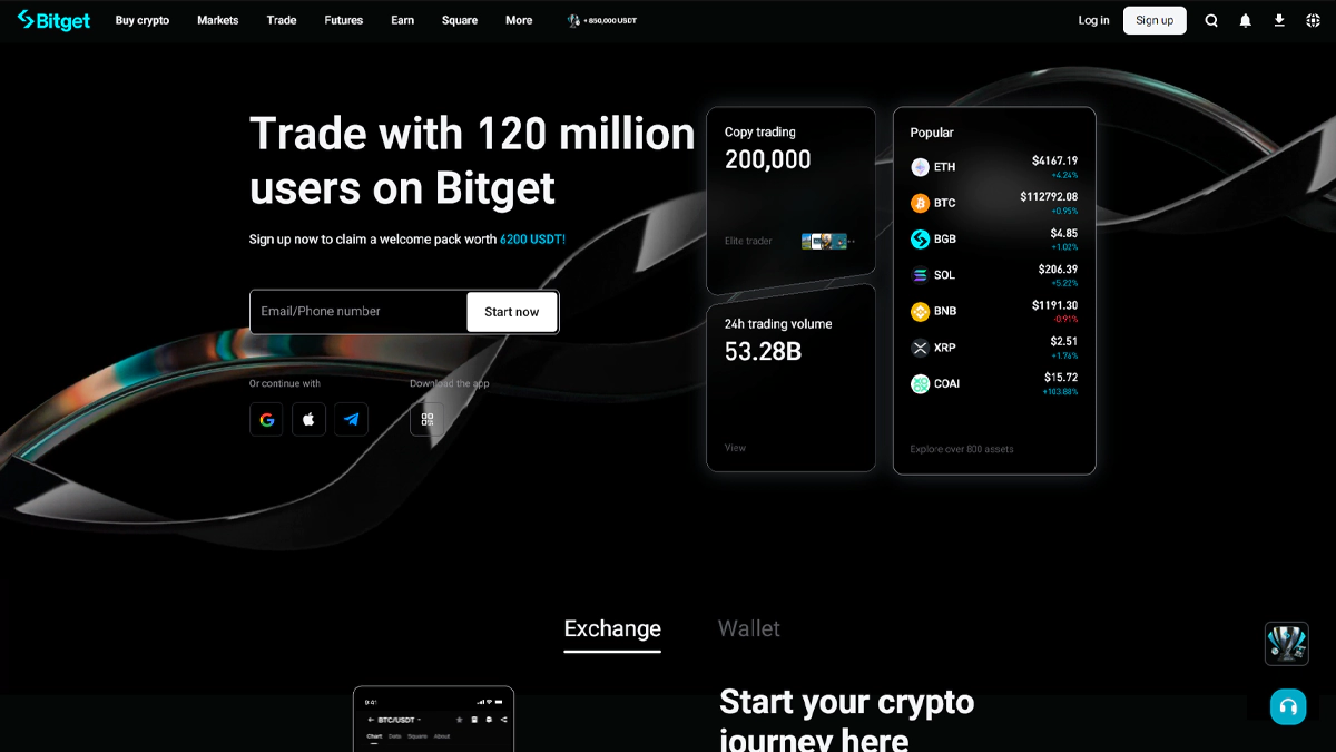 تصویر مربوط به صرافی بیت گت در مقاله بهترین صرافی برای خرید ترون