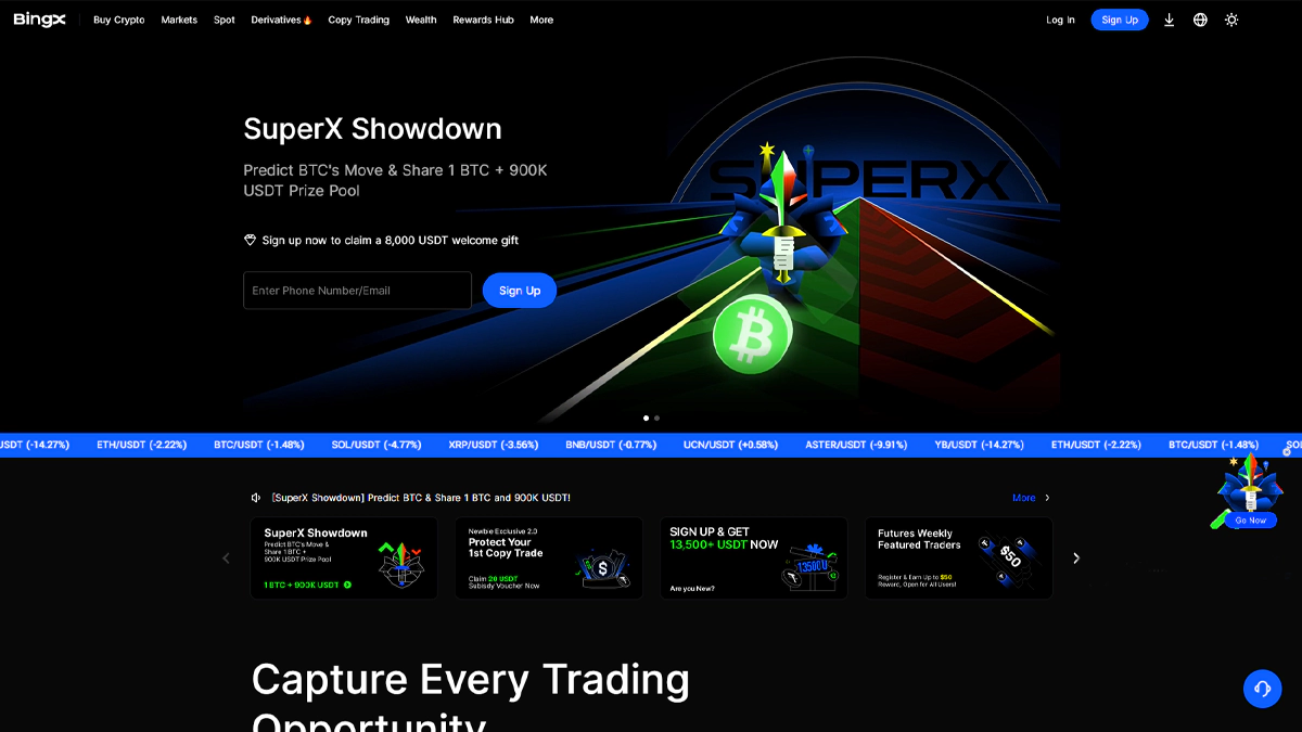 تصویر مربوط به صرافی بینگ ایکس در مقاله بهترین صرافی برای خرید شیبا