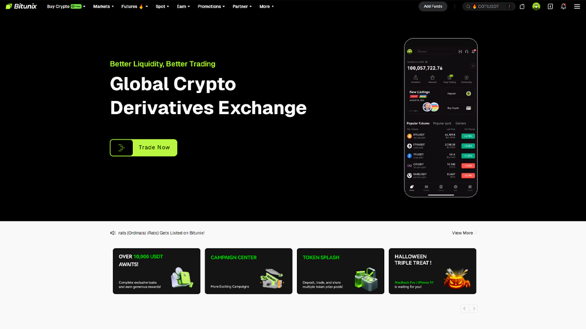 تصویر صرافی بیت یونیکس در مقاله بهترین صرافی برای خرید همستر