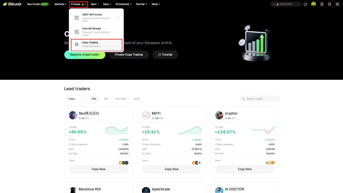 تصویر مربوط به کپی تریدینگ در بیت یونیکس