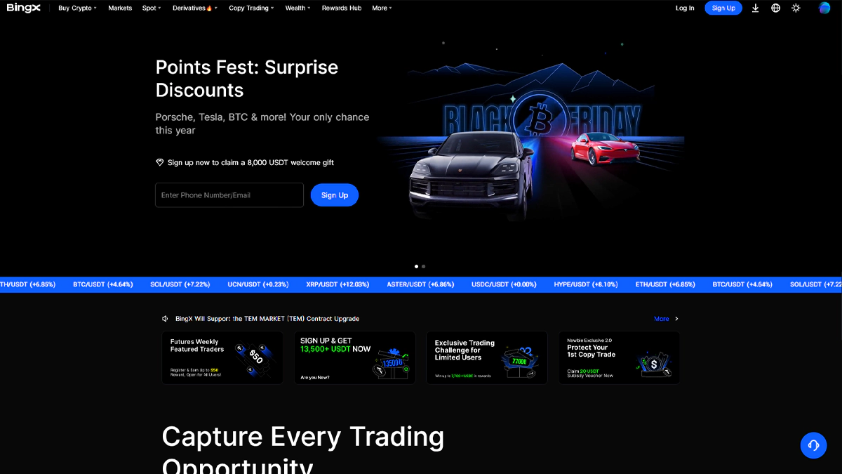 تصویر صرافی بینگ ایکس در مقاله بهترین صرافی برای خرید همستر