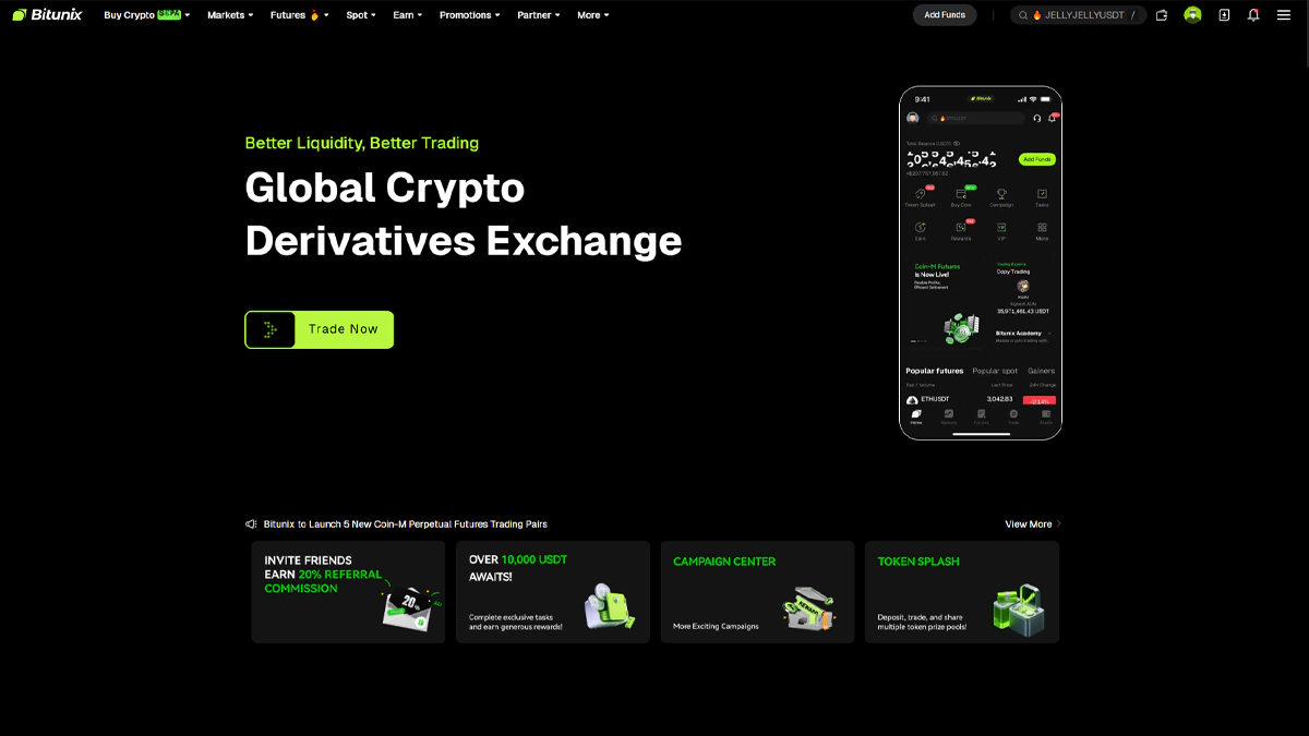 تصویر صرافی بیت یونیکس در مقاله بهترین صرافی برای ویندوز