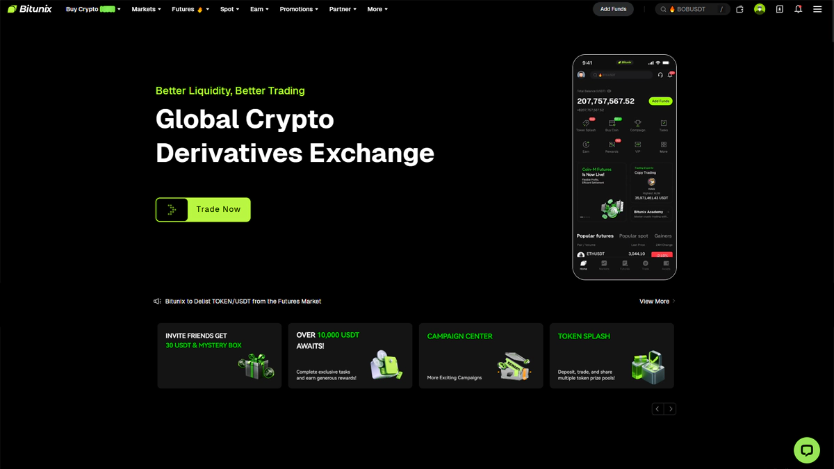 تصویر بیت یونیکس در مقاله بهترین صرافی برای هولد