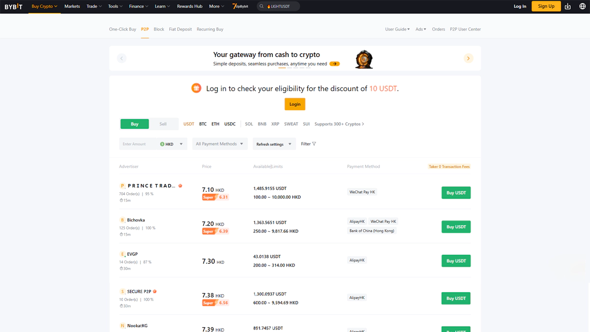 تصویر صرافی بای بیت در مقاله بهترین صرافی p2p