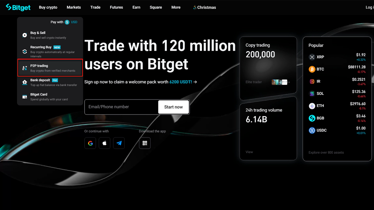 تصویر صرافی بیت گت در مقاله بهترین صرافی p2p