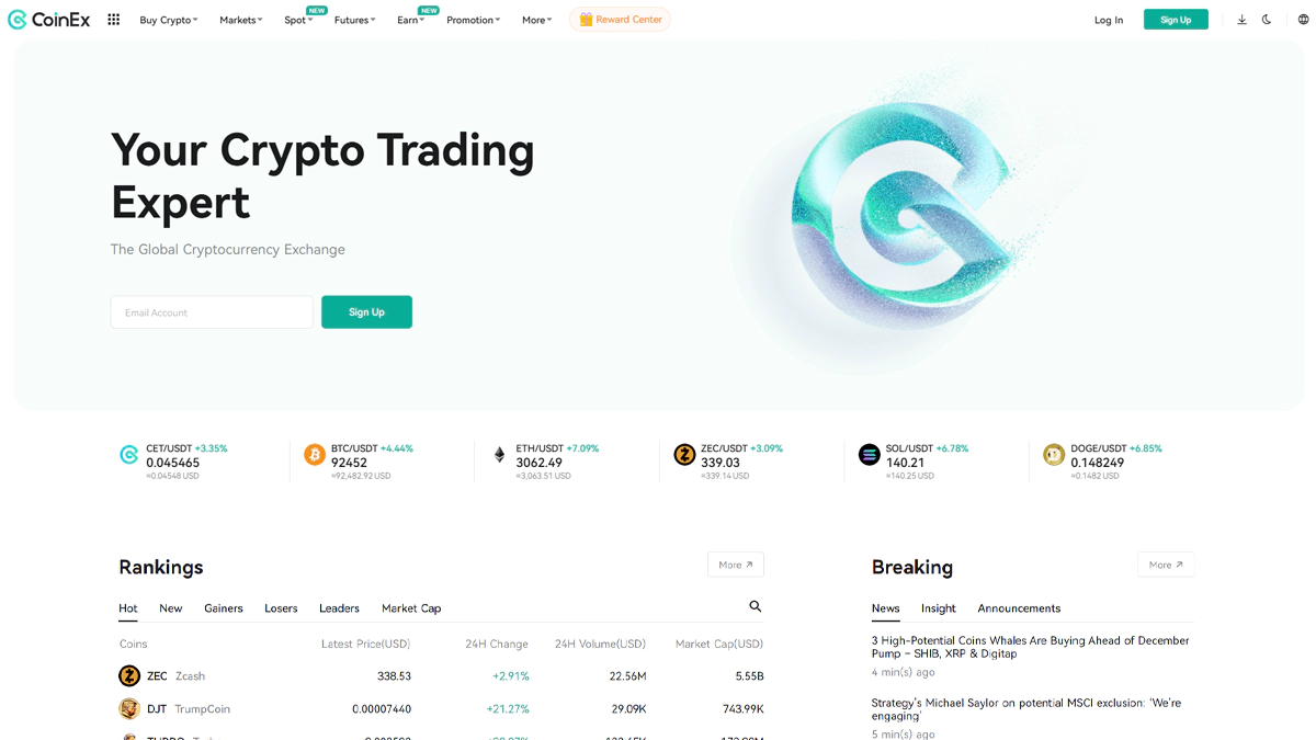 تصویر صرافی کوینکس در مقاله بهترین صرافی برای هولد